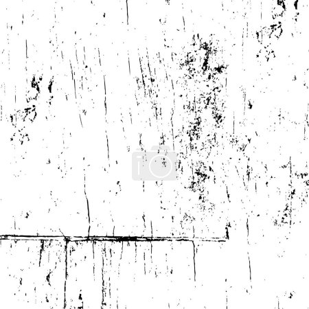 Ilustración de Plantilla grunge abstracta en blanco y negro para fondo - Imagen libre de derechos