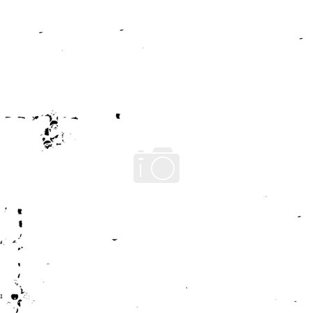 Illustration for Abstract black and white vector background. Monochrome vintage surface. - Royalty Free Image