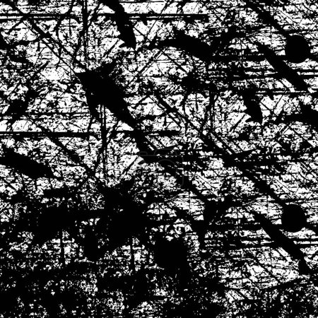 Ilustración de Fondo grunge abstracto. textura monocromática. negro y blanco texturizado negro - Imagen libre de derechos