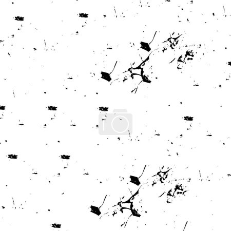 Téléchargez les illustrations : Abstrait fond grunge. texture monochrome. noir et blanc texturé noir - en licence libre de droit