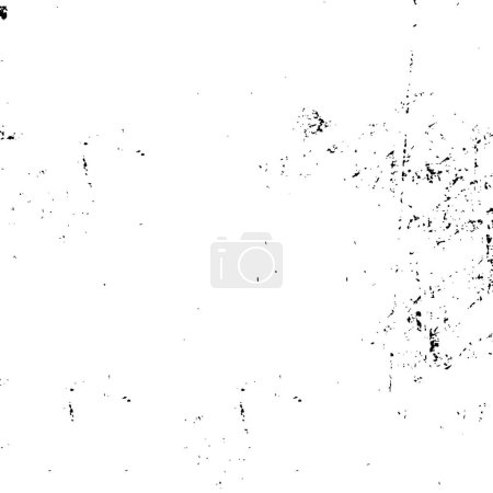 Téléchargez les illustrations : Texture de fond affligé texture noire et blanche avec des rayures et des lignes. illustration vectorielle abstraite. - en licence libre de droit