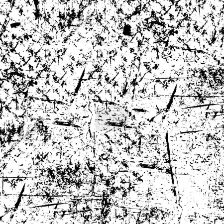 Ilustración de Fondo grunge abstracto. Textura monocromática. Fondo blanco y negro - Imagen libre de derechos