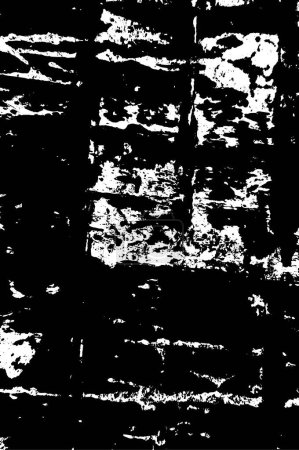 Foto de Fondo texturizado grunge abstracto en blanco y negro, ilustración vectorial - Imagen libre de derechos