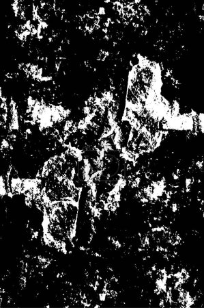 Ilustración de Abstracto negro textura blanca, fondo grunge, espacio de copia - Imagen libre de derechos