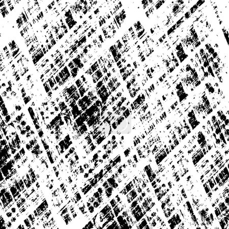 Illustration for Abstract grunge background. monochrome texture. black and white textured background - Royalty Free Image