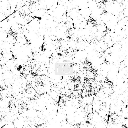 Ilustración de Textura superpuesta angustiada de polvo de hormigón, piedra u hormigón. fondo grunge. ilustración abstracta vector de medio tono - Imagen libre de derechos