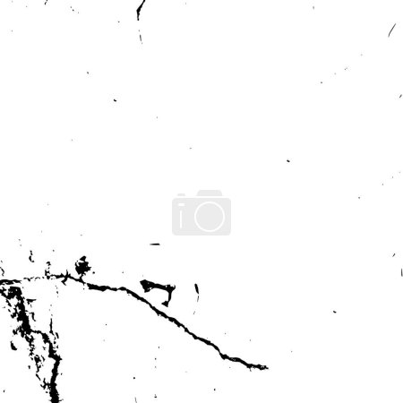 Photo for Rough, scratch, splatter grunge pattern design brush strokes. Overlay texture. Faded black-white dyed paper texture. Sketch grunge design. Use for poster, cover, banner, mock-up, stickers layout - Royalty Free Image