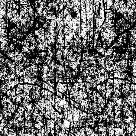 Illustration for Black and white texture. grunge overlay background - Royalty Free Image