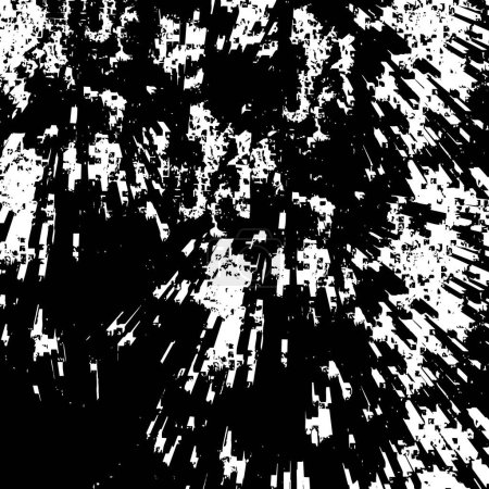 Ilustración de Textura en blanco y negro. fondo grunge abstracto - Imagen libre de derechos