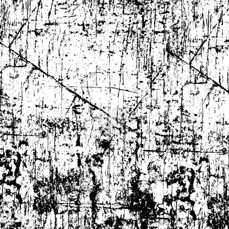 Illustration for Black and white texture. abstract grunge background - Royalty Free Image