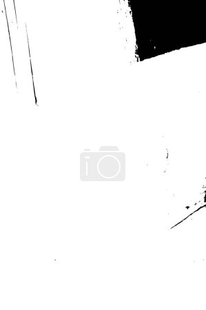 Ilustración de Plantilla grunge abstracta en blanco y negro para fondo, ilustración vectorial - Imagen libre de derechos