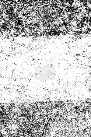 Téléchargez les illustrations : Abstrait noir et blanc modèle de grunge pour l'arrière-plan, illustration vectorielle - en licence libre de droit