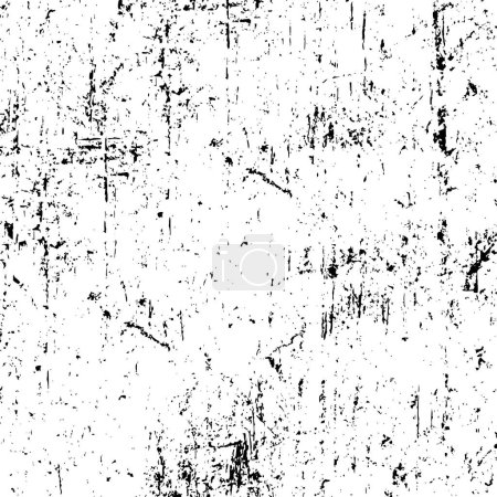 Illustration for Abstract black white texture, grunge background. copy space - Royalty Free Image