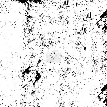 Ilustración de Plantilla monocromática abstracta, fondo grunge blanco y negro - Imagen libre de derechos