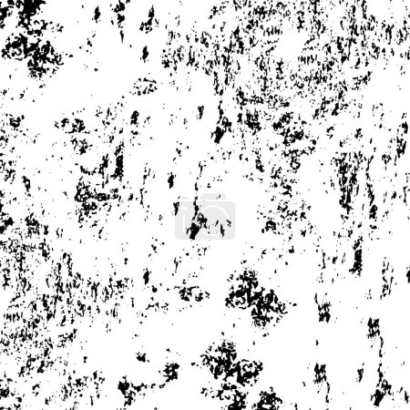 Illustration for Abstract monochrome template, black and white grunge background - Royalty Free Image