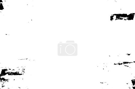 Ilustración de Textura grunge abstracta en blanco y negro para su diseño - Imagen libre de derechos