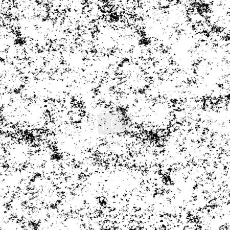 Illustration for Distressed background in black and white texture - Royalty Free Image