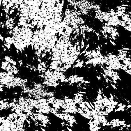 Ilustración de Textura envejecida en blanco y negro. fondo grunge abstracto - Imagen libre de derechos