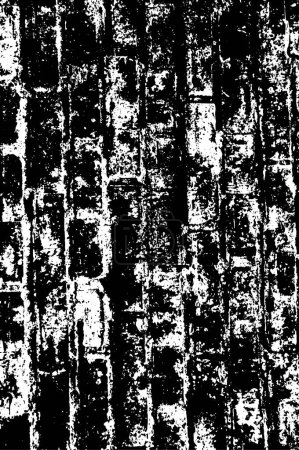 Illustration for Black and white texture. abstract weathered surface - Royalty Free Image