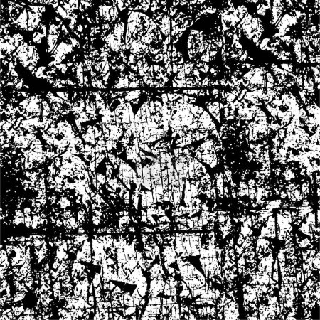 Illustration for Grunge background. black and white texture - Royalty Free Image
