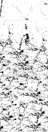Ilustración de Patrón abstracto texturizado blanco negro, espacio de copia - Imagen libre de derechos