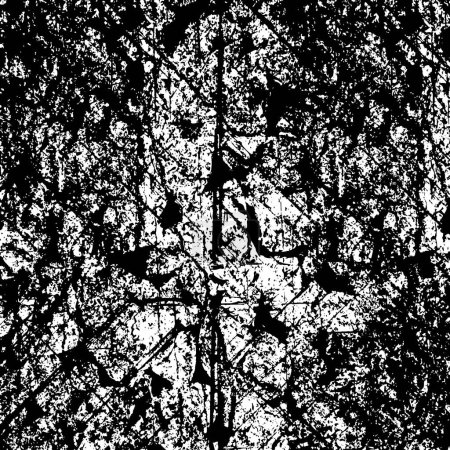 Illustration for Black white texture. Grunge background - Royalty Free Image