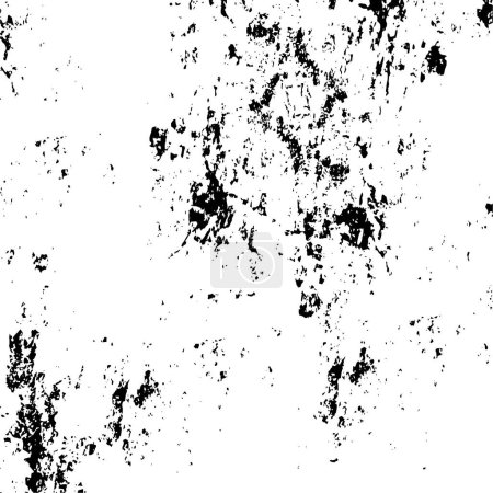 Illustration for Black white texture. Grunge background - Royalty Free Image