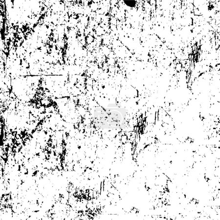Ilustración de Textura abstracta monocromática, incluido el efecto de los tonos blanco y negro - Imagen libre de derechos