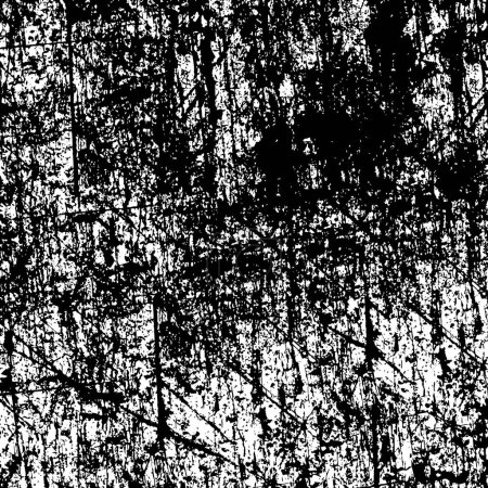 Foto de Fondo grunge de textura en blanco y negro. Patrón abstracto de elementos. Impresión y diseño monocromáticos. - Imagen libre de derechos
