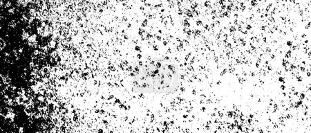 Illustration for Grunge background of black and white texture. Abstract pattern of elements. Monochrome print and design. - Royalty Free Image