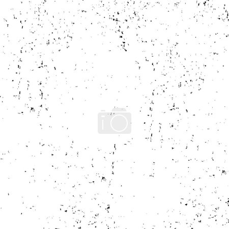 Illustration for Abstract pattern of monochrome elements, Grunge black white background. - Royalty Free Image