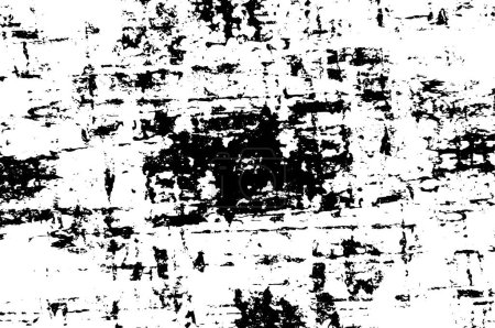 Illustration for Abstract black and white background with scratches and texture - Royalty Free Image