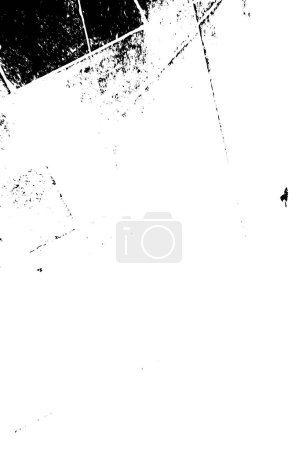 Illustration for Black and white grunge background. Abstract vector texture of the ink spots. Vintage elements for printing on business cards, posters and design - Royalty Free Image