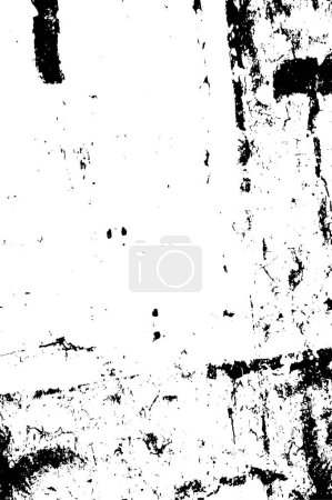 Téléchargez les illustrations : Fond grunge noir et blanc. Texture vectorielle abstraite des taches d'encre. Éléments vintage pour l'impression sur cartes de visite, affiches et design - en licence libre de droit