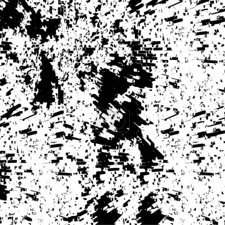 Ilustración de Grunge fondo blanco y negro que consta de formas geométricas - Imagen libre de derechos