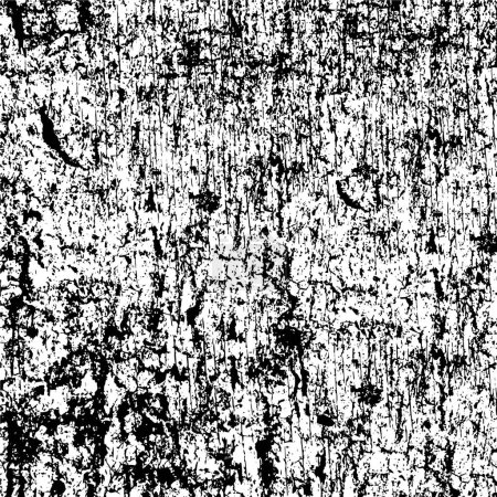 Illustration for Simple pattern design with messy scratches. Black and white background with texture. - Royalty Free Image
