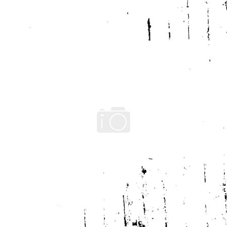 Illustration for Pattern design with messy strokes. Black and white background with texture. - Royalty Free Image