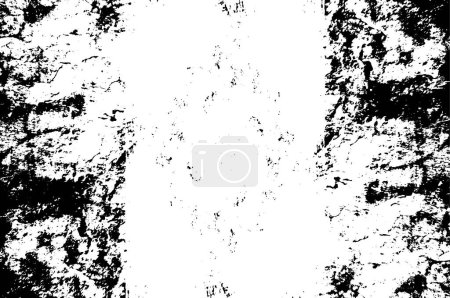 Ilustración de Fondo grunge abstracto. textura en blanco y negro. ilustración vectorial - Imagen libre de derechos