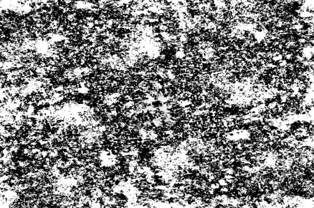 Photo for Abstract black and white grunge textured background, vector illustration - Royalty Free Image