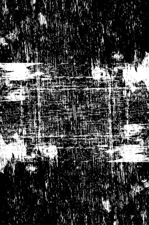 Ilustración de Textura superpuesta angustiada de metal agrietado, piedra o asfalto. fondo grunge. ilustración abstracta vector de medio tono - Imagen libre de derechos