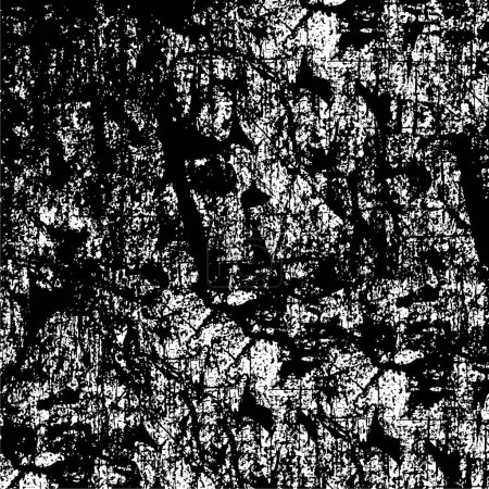 Ilustración de Fondo grunge texturizado en blanco y negro - Imagen libre de derechos