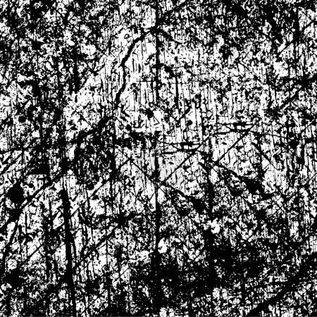 Ilustración de Textura monocromática abstracta. fondo texturizado en blanco y negro - Imagen libre de derechos