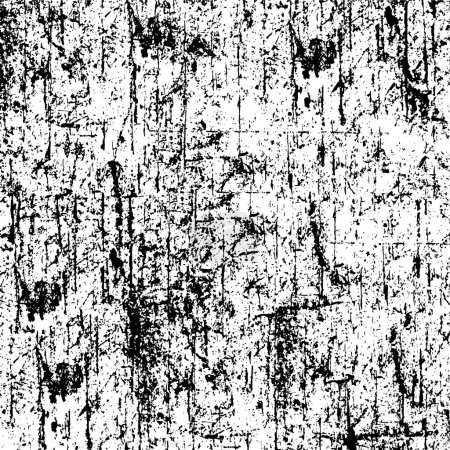 Illustration for Abstract monochrome texture. black and white textured background - Royalty Free Image