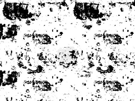 Illustration for Abstract monochrome texture. black and white textured background - Royalty Free Image