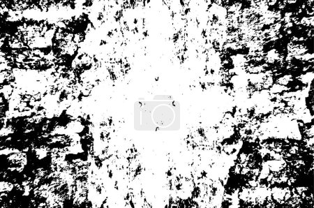 Illustration for Abstract black and white background. monochrome texture. - Royalty Free Image