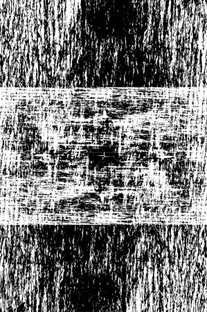Illustration for Grunge texture. black and white rough background. - Royalty Free Image