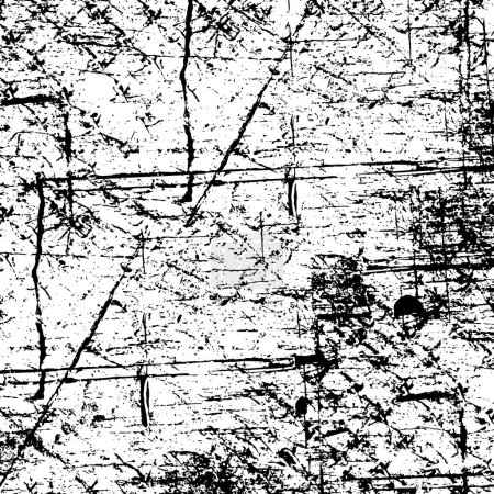 Ilustración de Fondo grunge abstracto. Textura monocromática. Imagen que incluye el efecto de los tonos blanco y negro. - Imagen libre de derechos