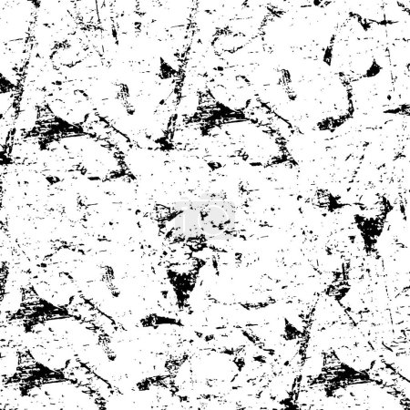 Ilustración de Negro y blanco monocromo viejo grunge vintage fondo - Imagen libre de derechos