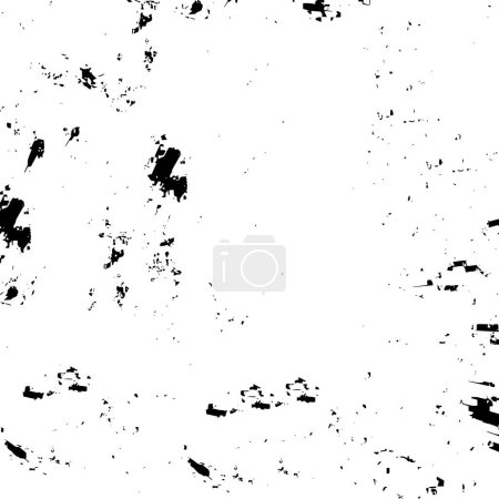 Illustration for Abstract black and white grunge background. monochrome texture. - Royalty Free Image
