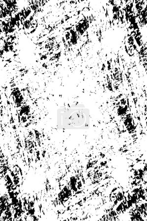 Ilustración de Textura áspera en blanco y negro. Fondo grunge. Efecto texturizado abstracto. Ilustración vectorial - Imagen libre de derechos